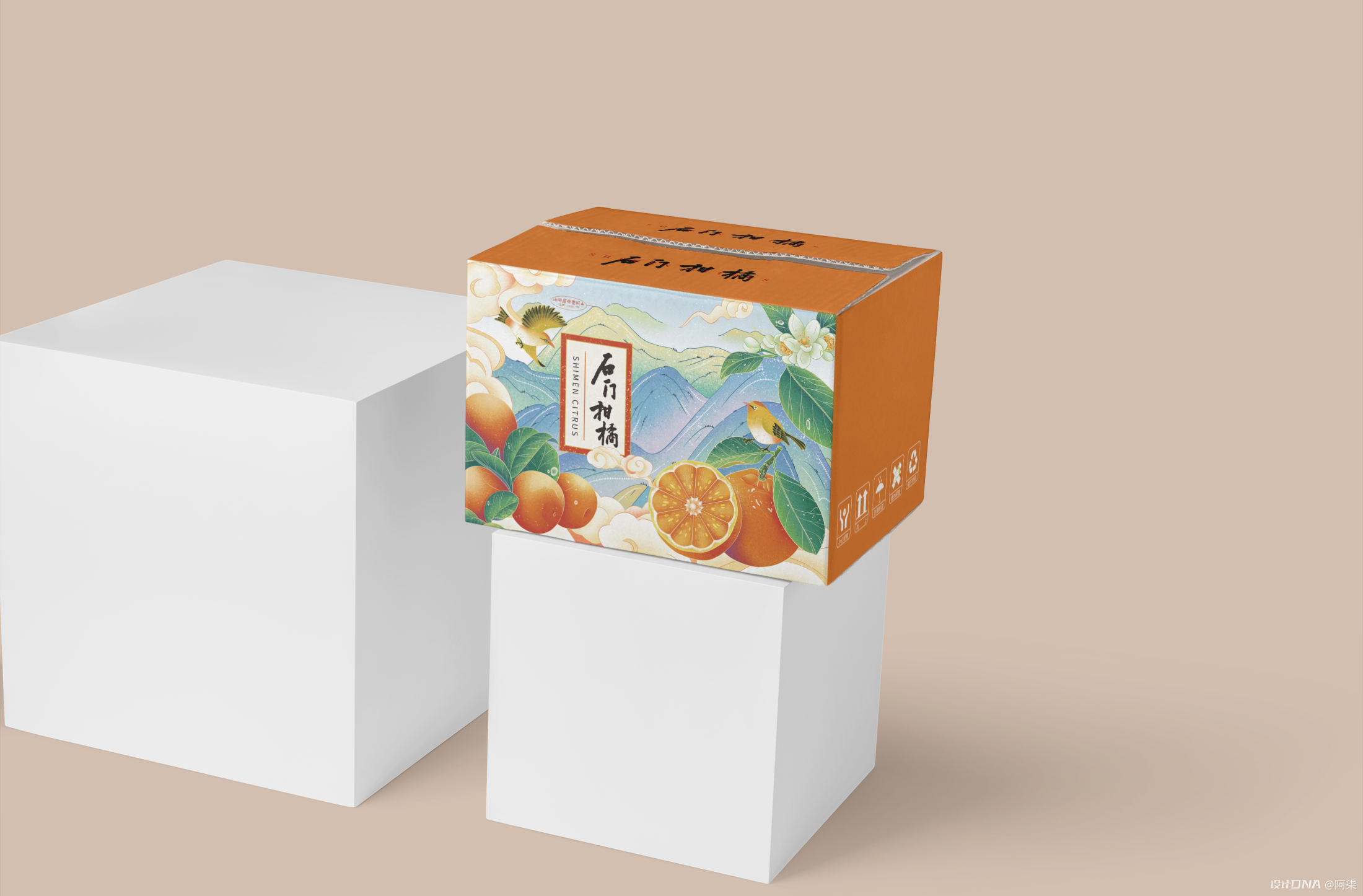 阿柒设计x石门柑橘包装设计 图6