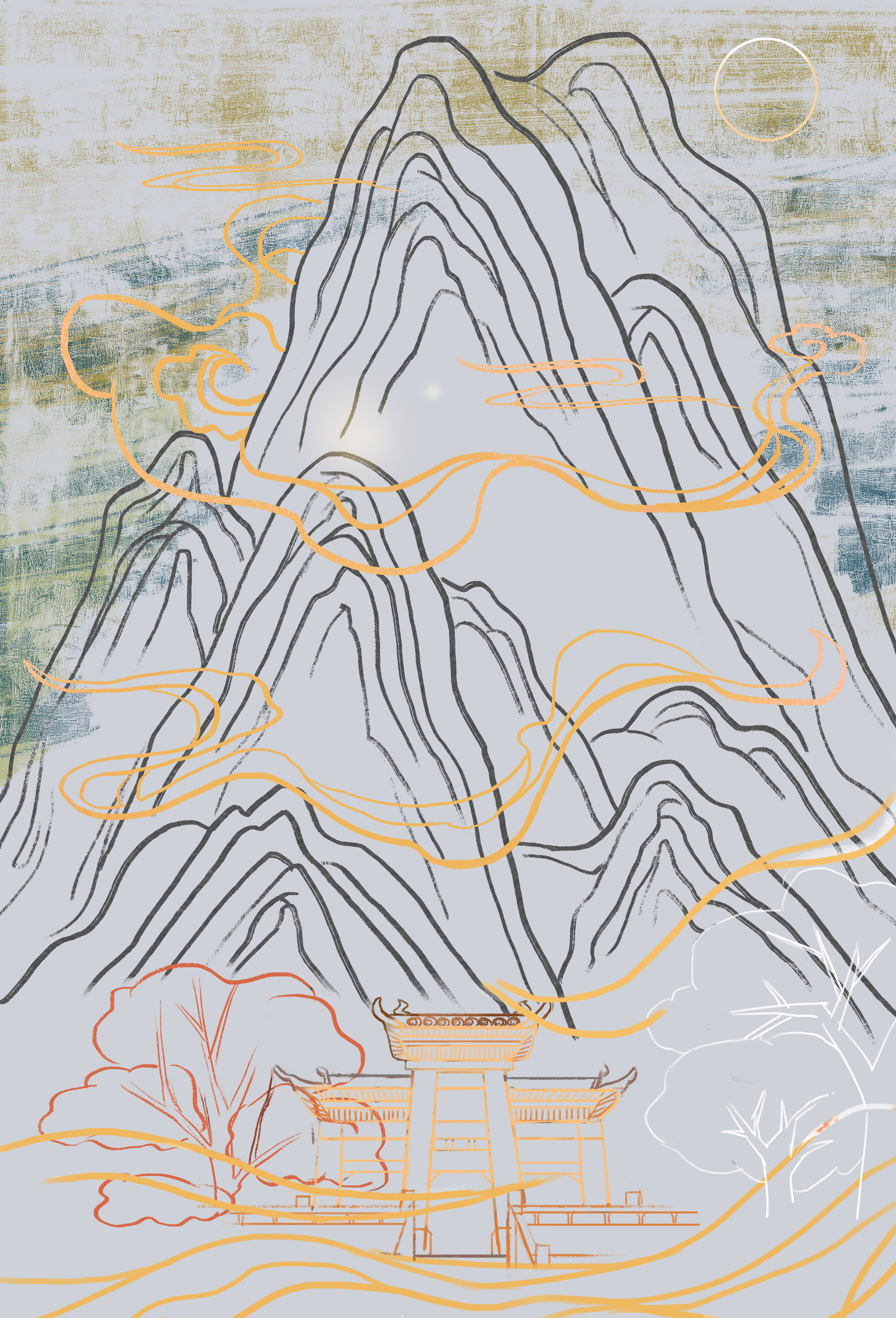 国风-山 图1