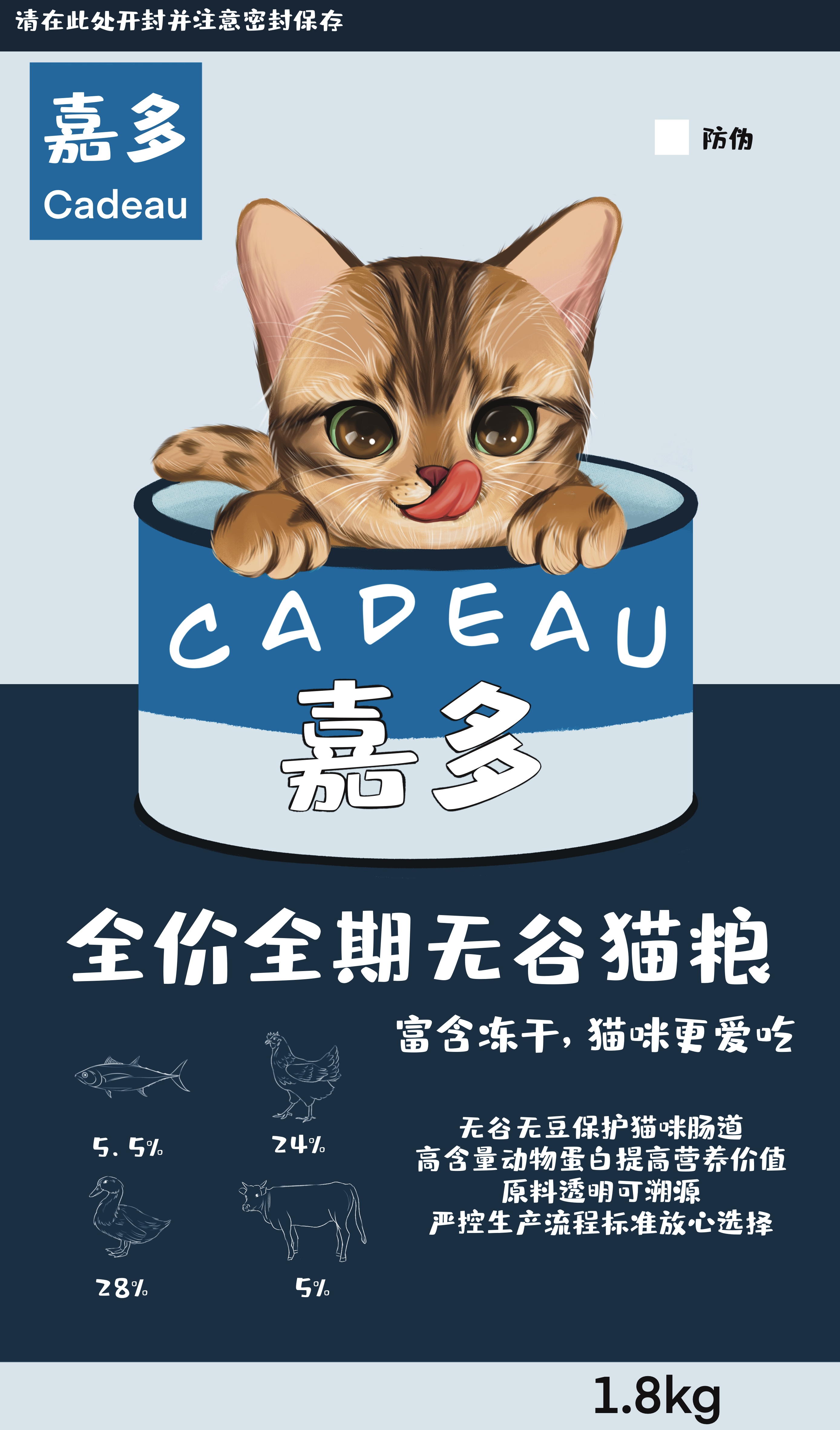 猫粮包装 图1