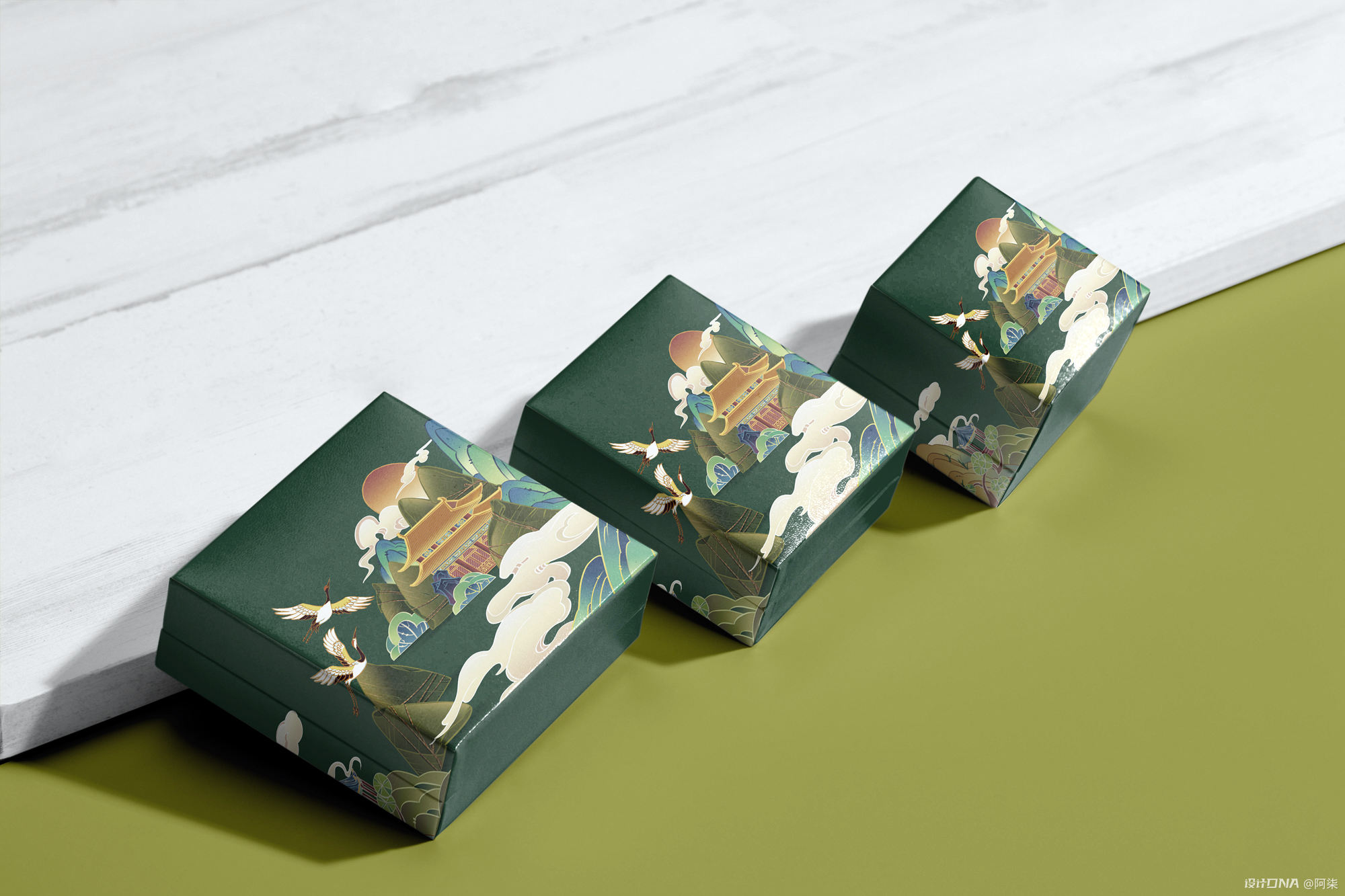 阿柒设计x「粽情山水」粽子礼盒通用包装设 图6