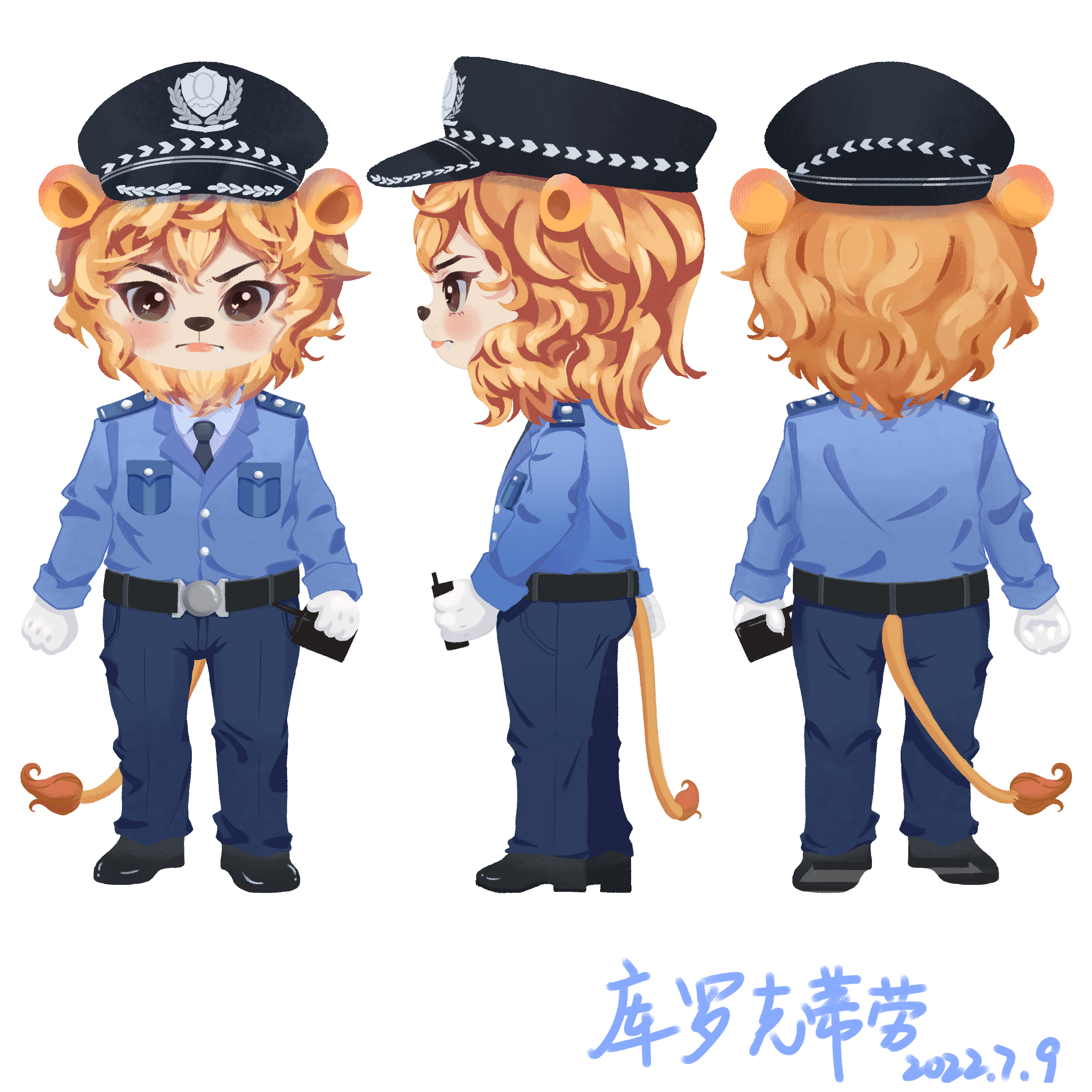 小狮子警察 图1