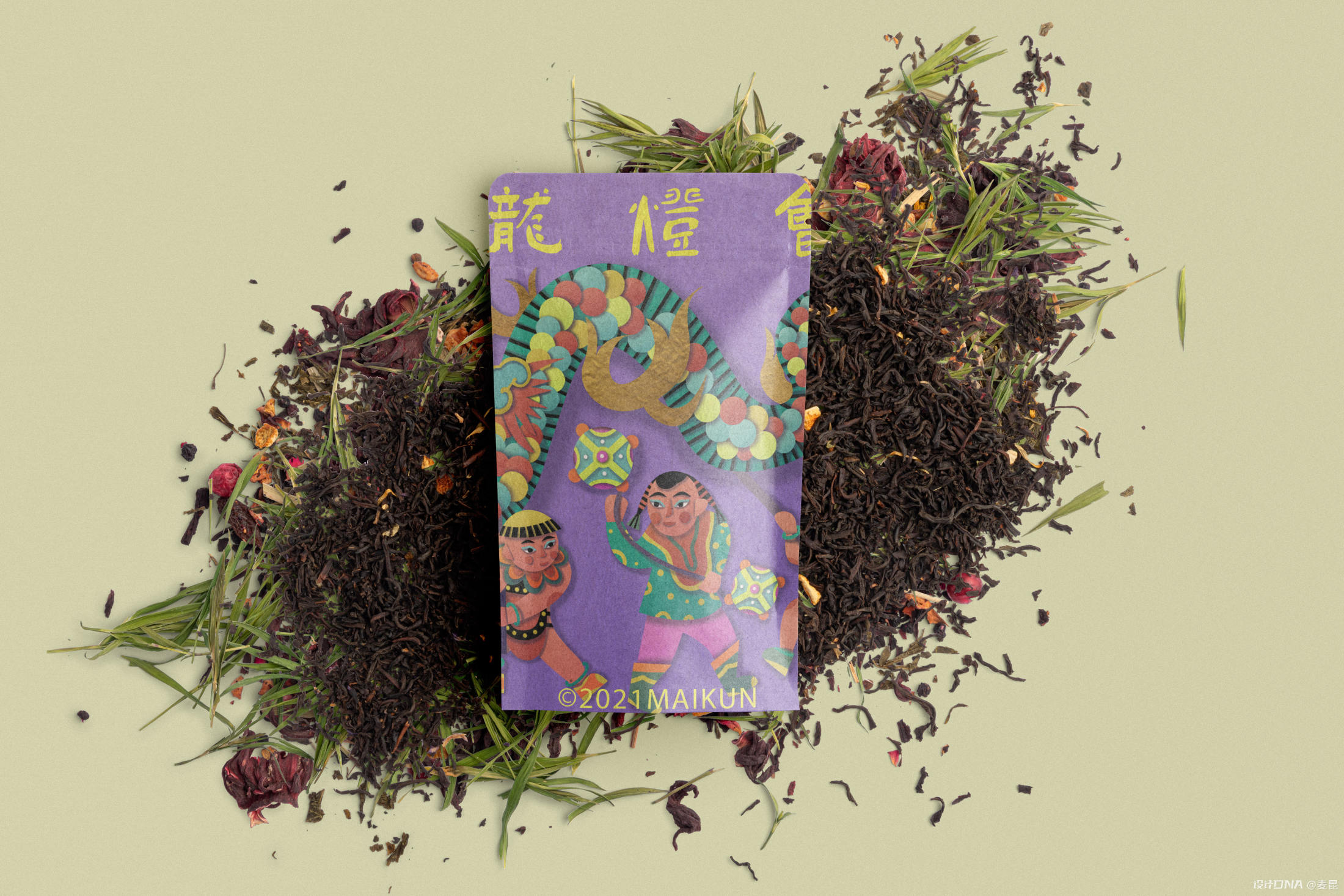 年画剪纸风格茶叶包装 图13