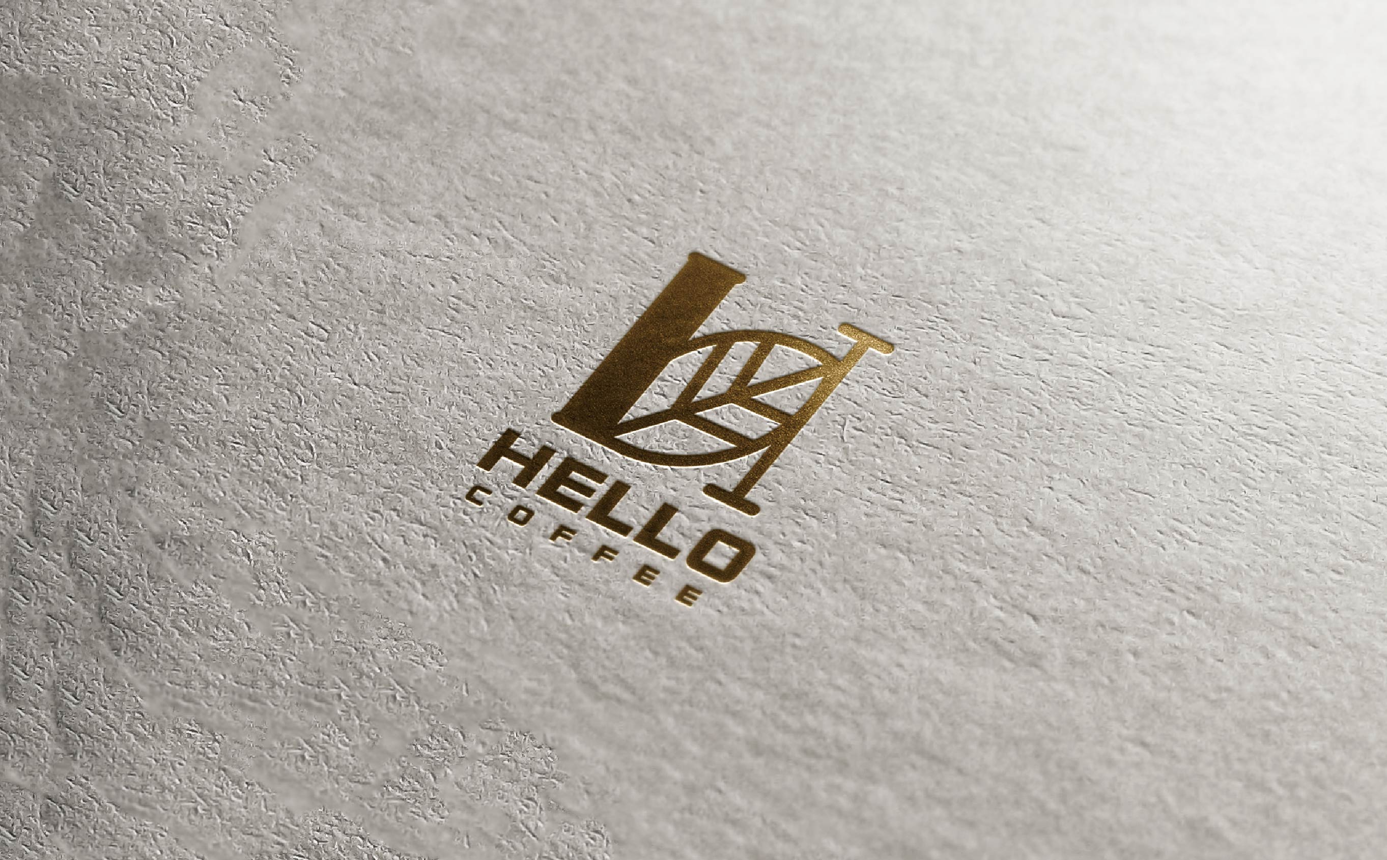 hello coffee logo设计 图4