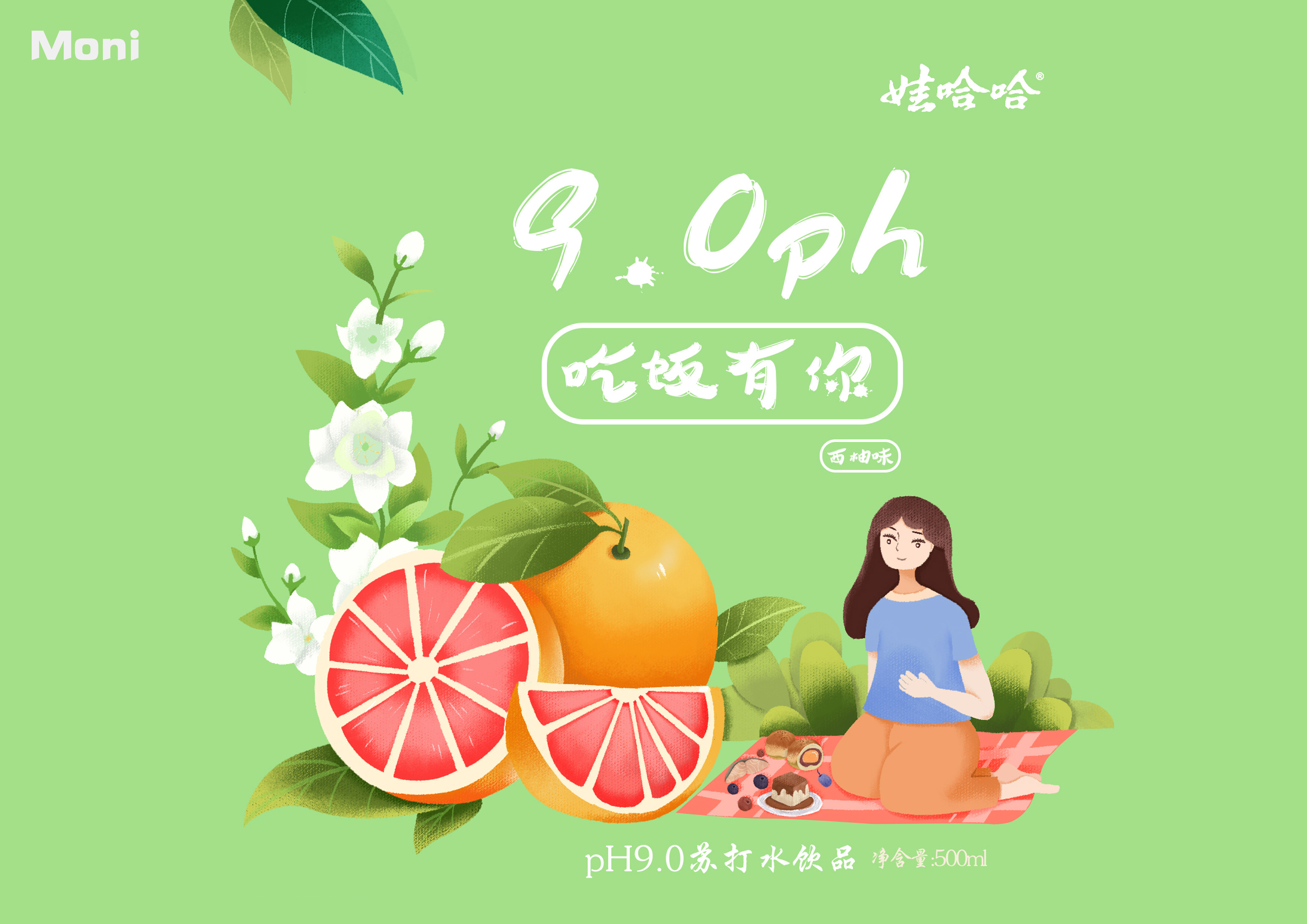 9.0PH苏打水包装设计 图2