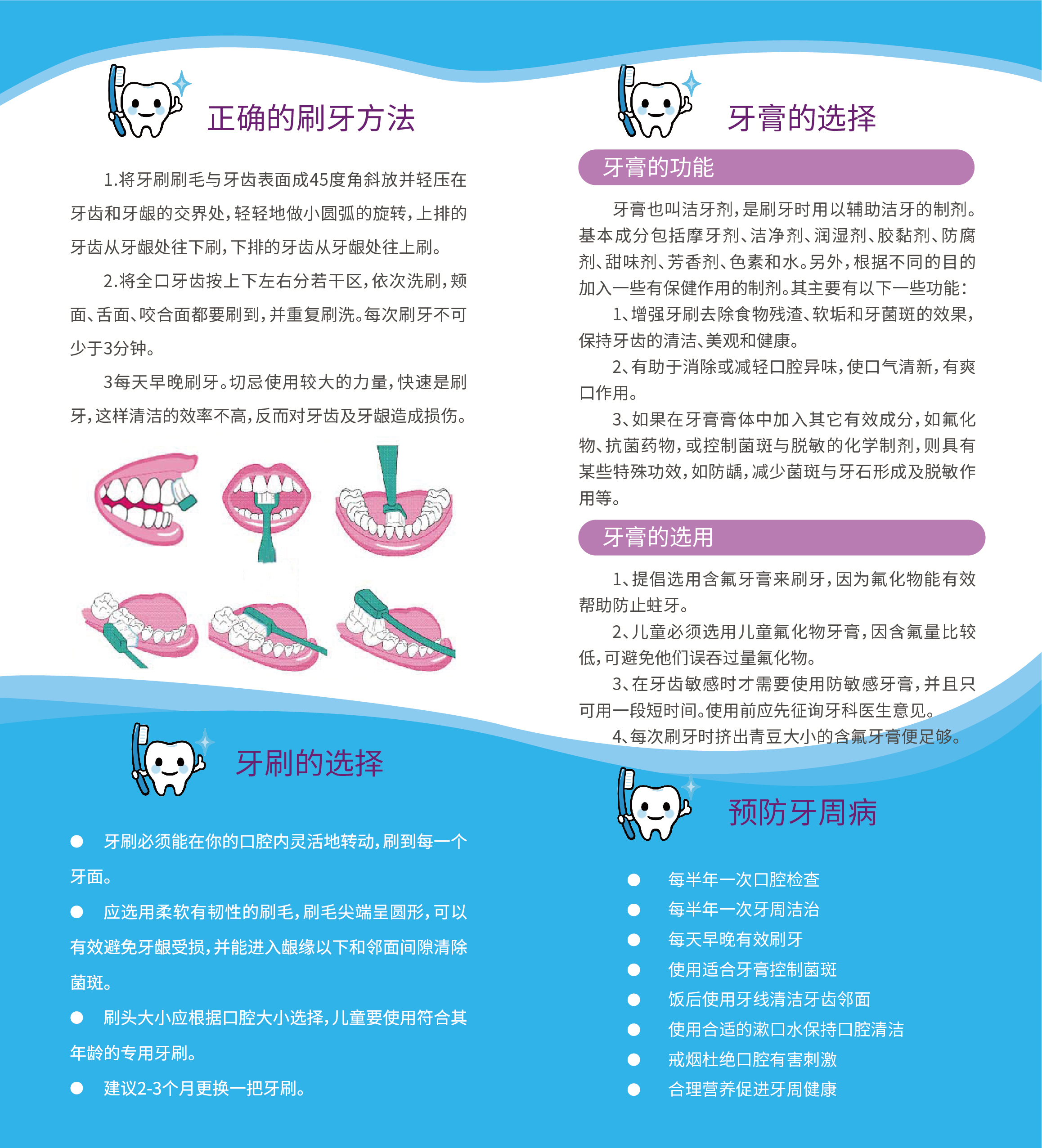 牙防所宣传2折页-口腔保健 图2