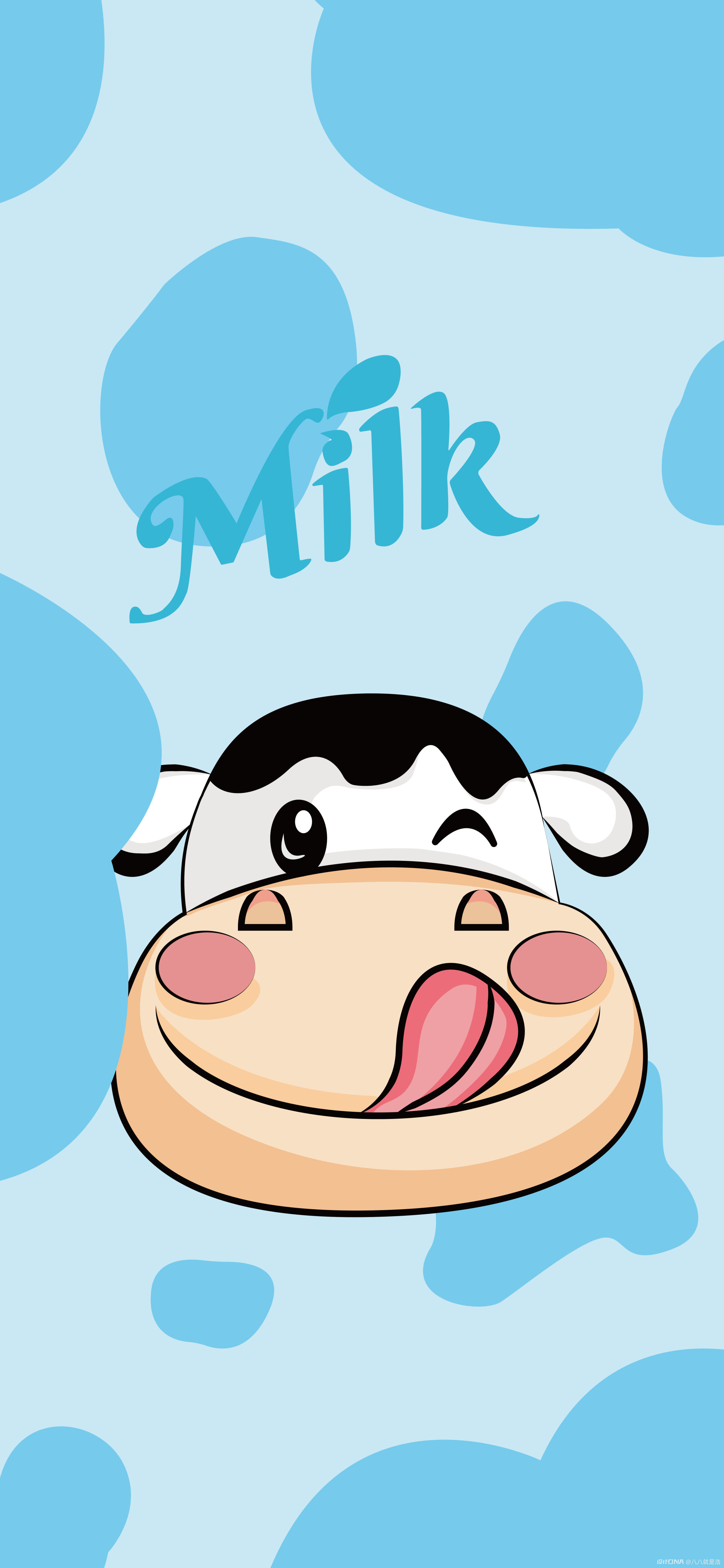 奶牛卡通ui图片-奶牛卡通配图素材下载-新媒体素材库-觅知网