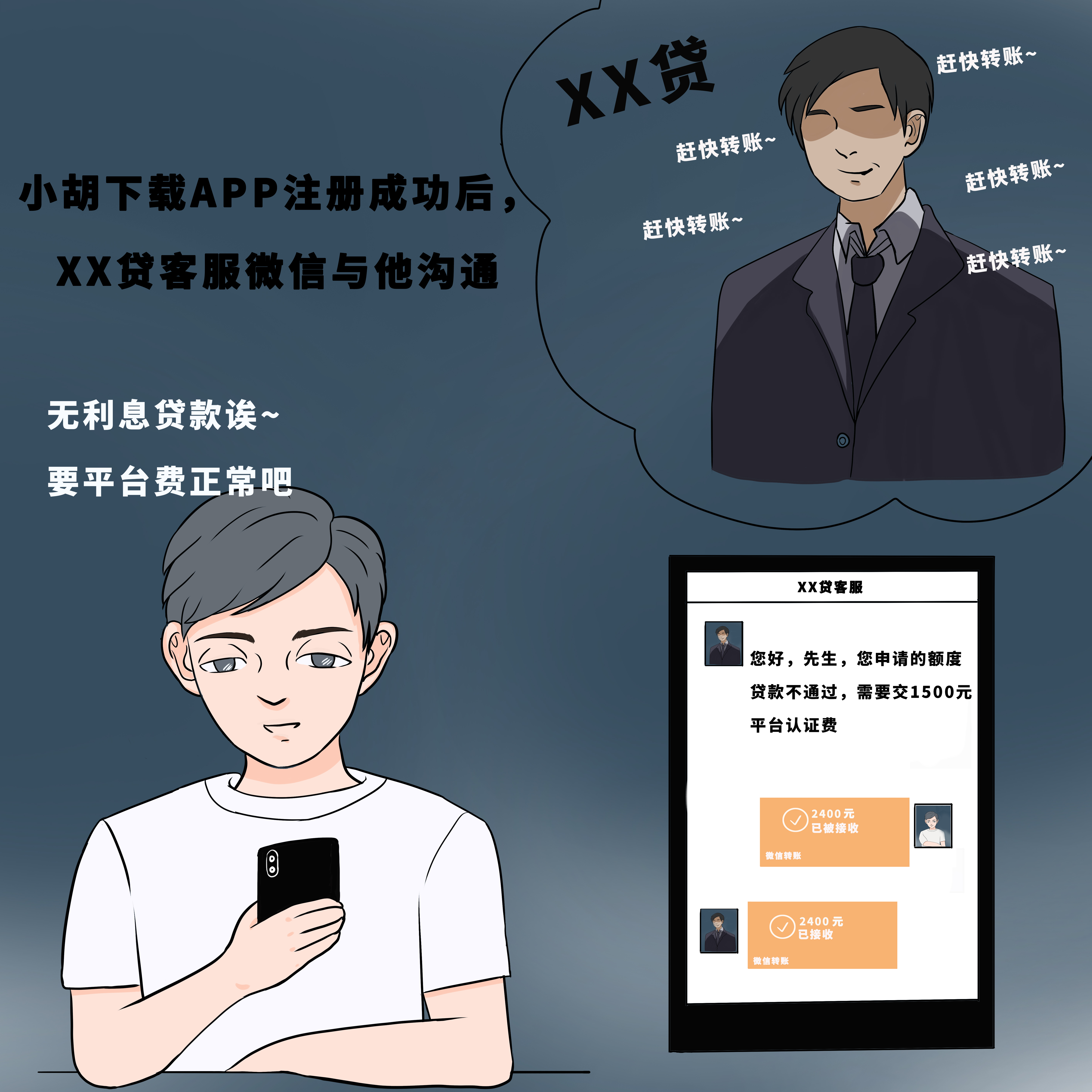 宁波银行防诈骗漫画 图4