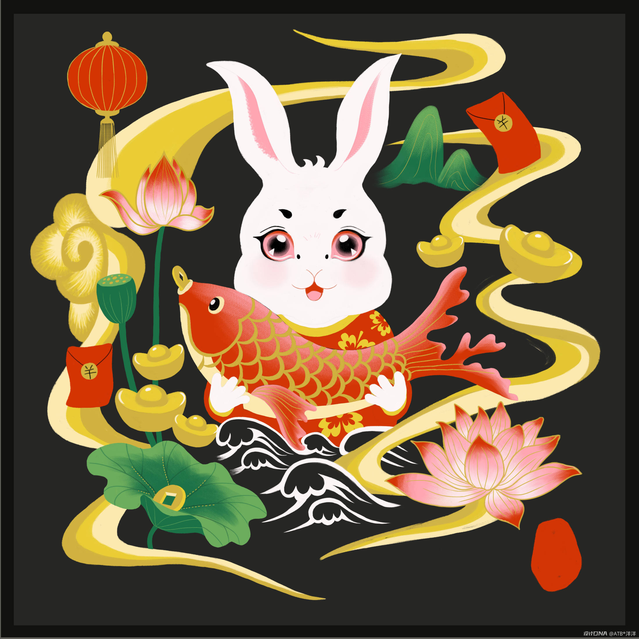 可爱 刺绣 兔子 手工 作者by 藏木Qinni - 堆糖，美图壁纸兴趣社区