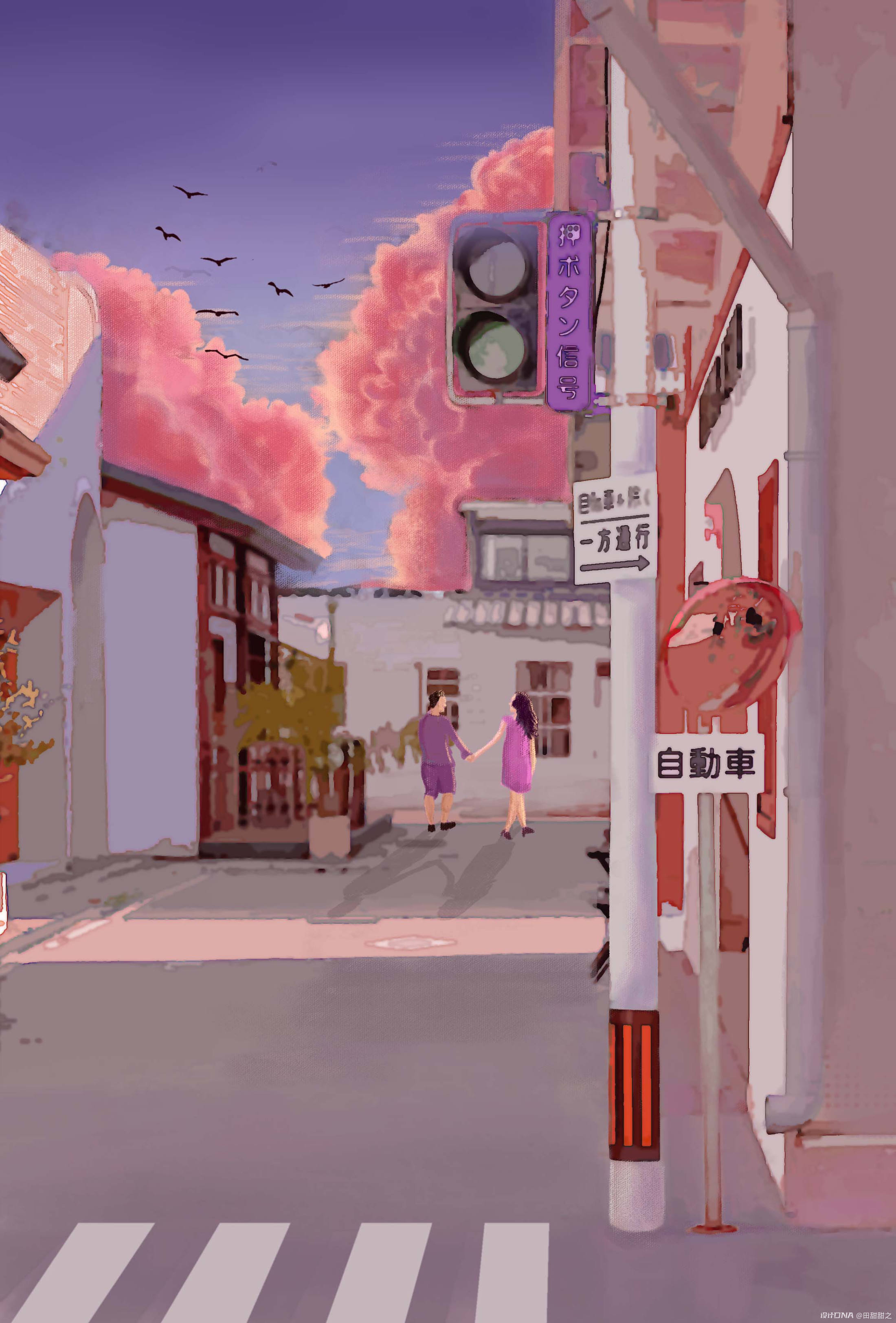 手绘城市系列 之 日本|插画|商业插画|heidiinn - 原创作品 - 站酷 (ZCOOL)
