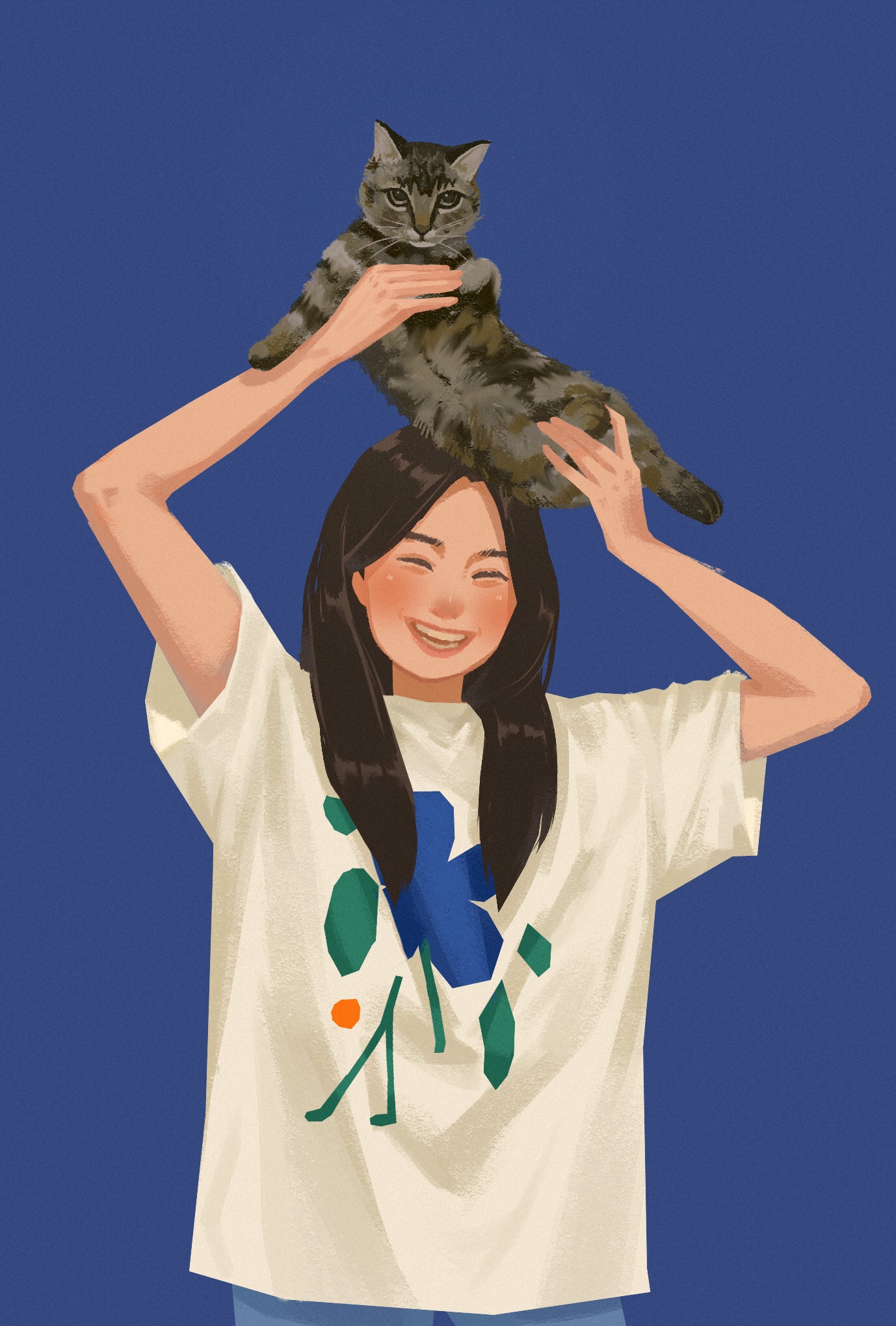 猫和少女 图1