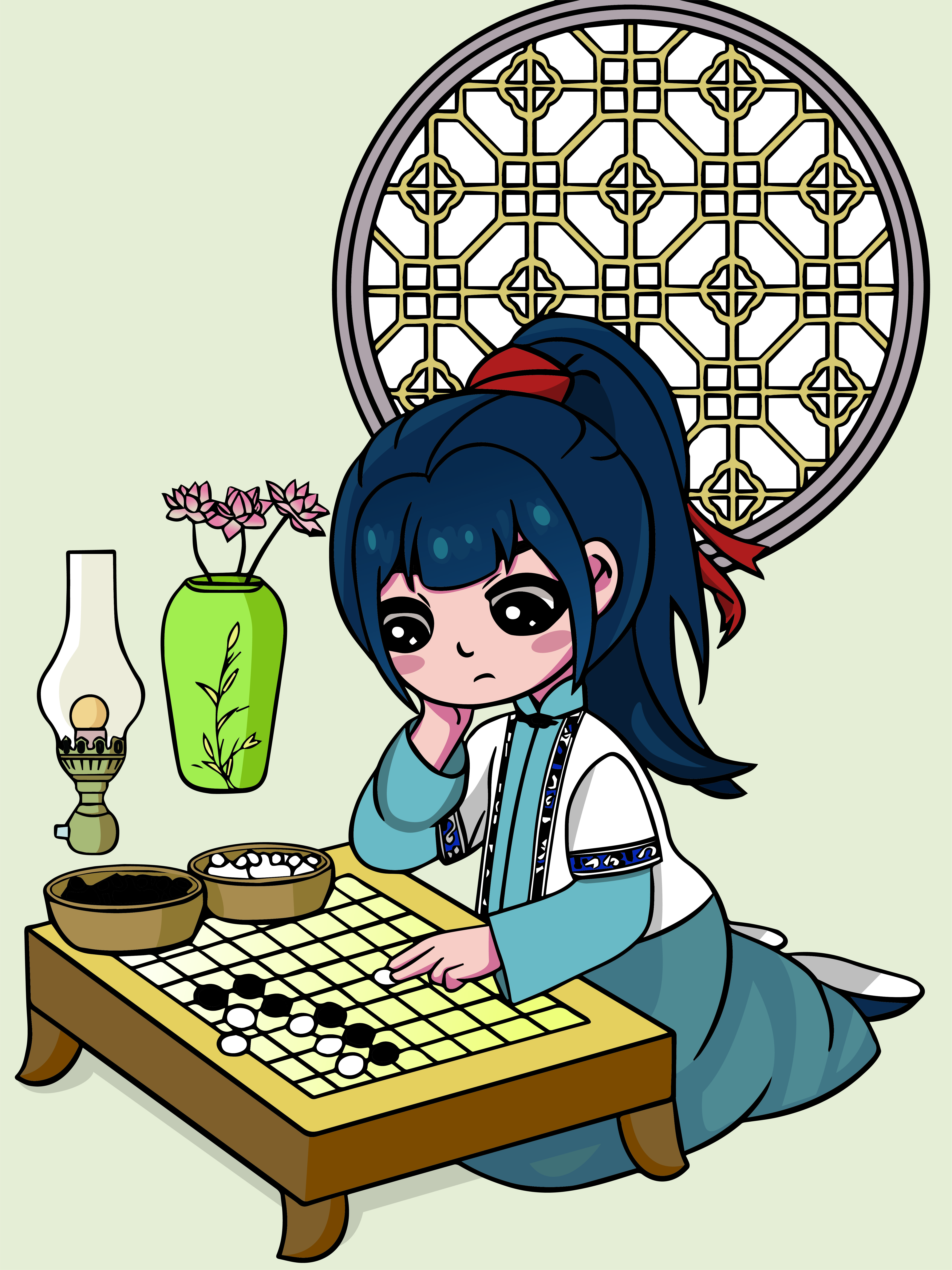 围棋插画 图3