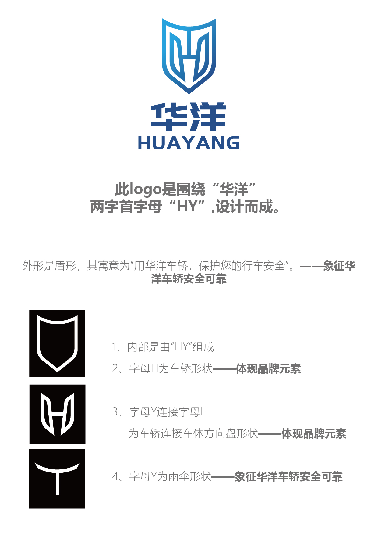 华洋车轿HUAYANG——商业LOGO 图5