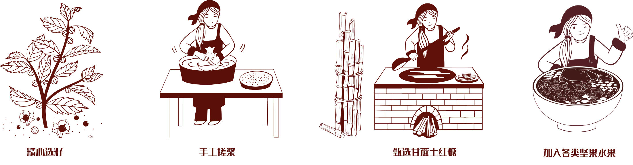 冰粉店步骤图 图1